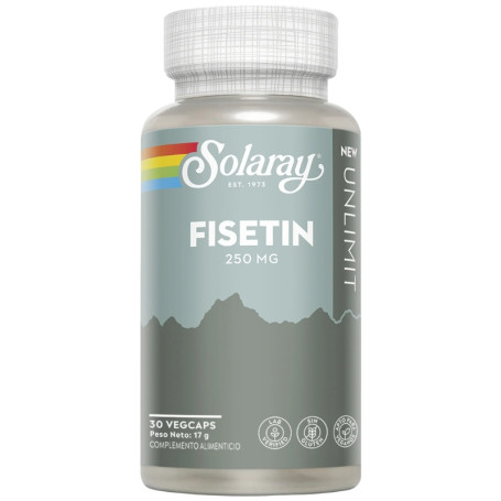 Fisetin 30 Cápsulas Vegetales Solaray