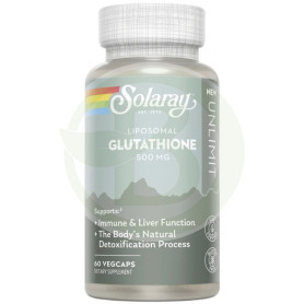 Glutation Liposomal 500Mg 60 Cápsulas Vegetales Solaray