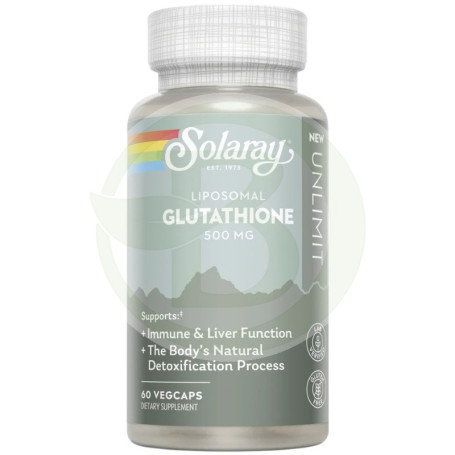 Glutation Liposomal 500Mg 60 Cápsulas Vegetales Solaray