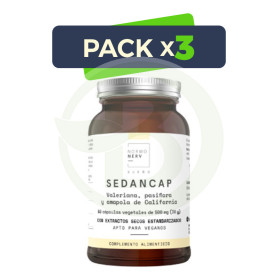 Pack 3x Herboactiv Sedancap 60 Cápsulas Herbora