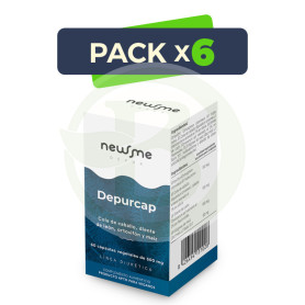 Pack 6x Herboactiv Depurcap 60 Comprimidos Herbora