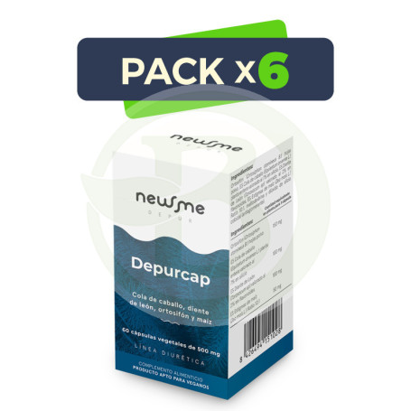 Pack 6x Herboactiv Depurcap 60 Comprimidos Herbora