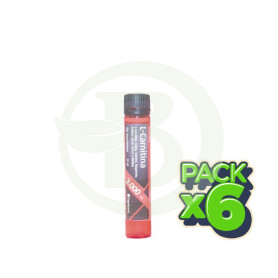 Pack 6x L-Carnitina 3.000Mg. Ampollas Herbora