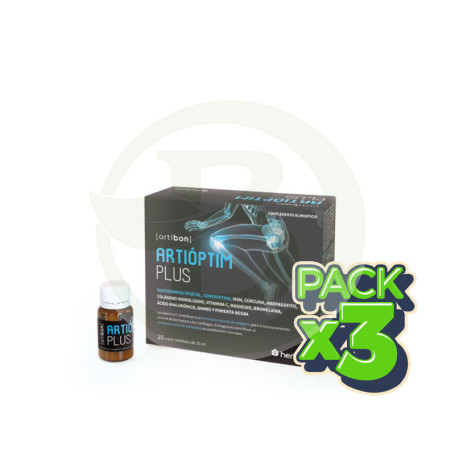 Pack 3x Artioptim Plus 20 Viales Herbora