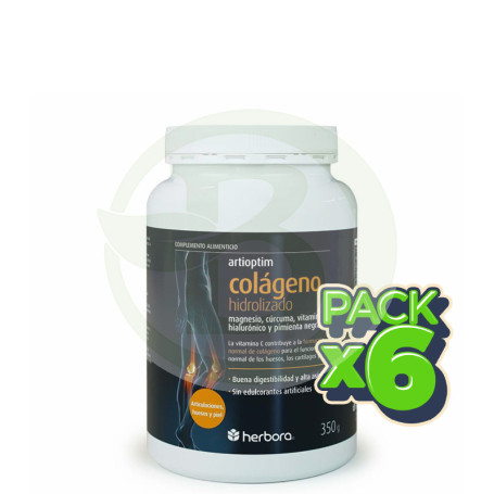 Pack 6x Artioptim Colágeno 350Gr. Herbora