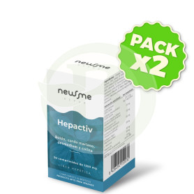 Pack 2x Hepactiv 30 Comprimidos 1250Mg. Herbora