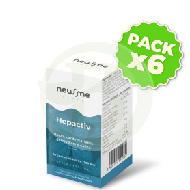 Pack 6x Hepactiv 30 Comprimidos 1250Mg. Herbora
