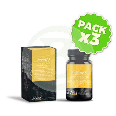 Pack 3x Suprigas 30 Cápsulas Herbora