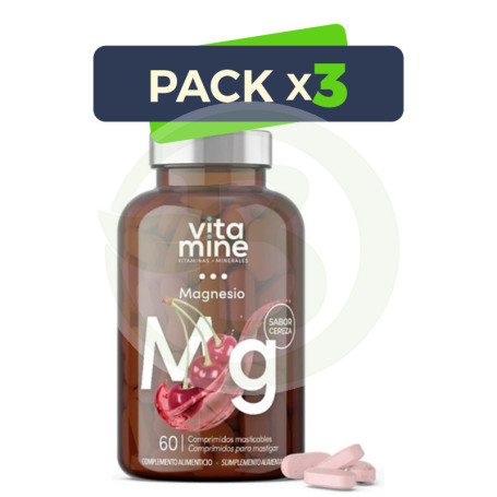 Pack 3x Magnesio 60 Comprimidos Herbora