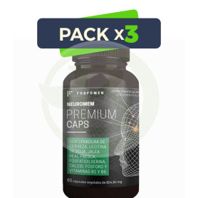 Pack 3x Neuromem Premium 60 Cápsulas Herbora