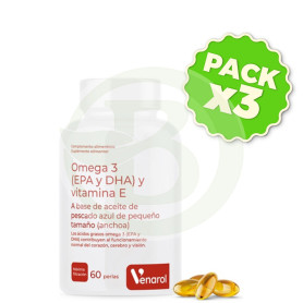 Pack 3x Omega 3 Epa y Dha 60 Perlas Herbora