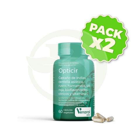 Pack 2x Opticir 60 Cápsulas Herbora