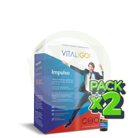 Pack 2x Vitalgo Impulso 20 Viales Herbora