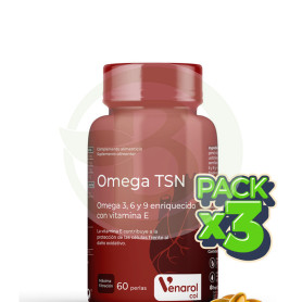Pack 3x Venarol Omega Tsn 60 Perlas Herbora