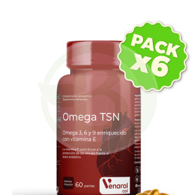 Pack 6x Venarol Omega Tsn 60 Perlas Herbora
