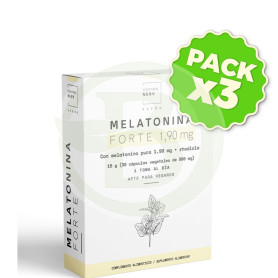Pack 3x Melatonina Forte 1,9Mg. 30 Cápsulas Herbora
