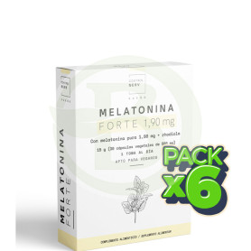 Pack 6x Melatonina Forte 1,9Mg. 30 Cápsulas Herbora
