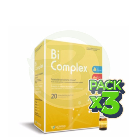 Pack 3x Bi Complex 20 Viales Herbora