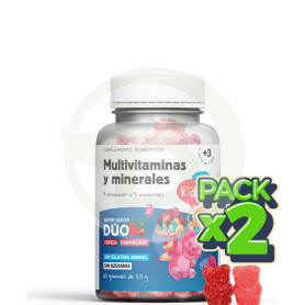 Pack 2x Multivitaminas y Minerales 60 Gummies Herbora
