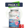 Pack 3x Multivitaminas y Minerales 60 Gummies Herbora