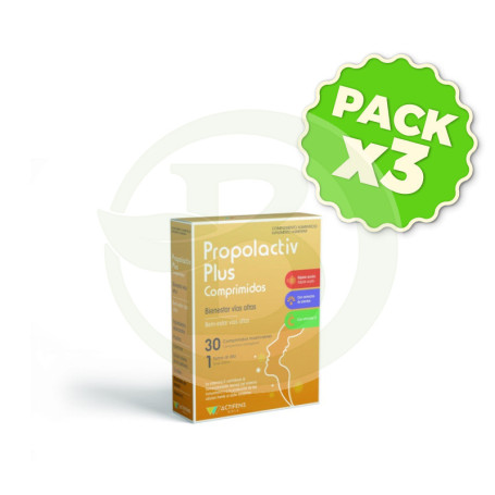 Pack 3x Propolactiv Plus 30 Comprimidos Herbora