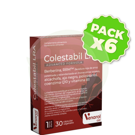 Pack 6x Colestabil Lra Advanced Fórmula 30 Capsulas Herbora
