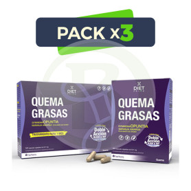 Pack 3x Prime Diet Quema Grasas 120 Capsulas Herbora