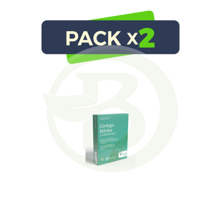Pack 2x Ginkgo Biloba y Vitamina C Herbora
