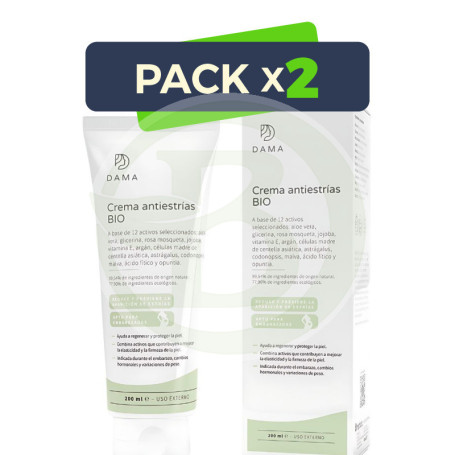 Pack 2x Crema Antiestrias Dama 200Ml Herbora