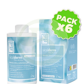 Pack 6x Sicalderm Polvos Dérmicos 75 Gr Herbora