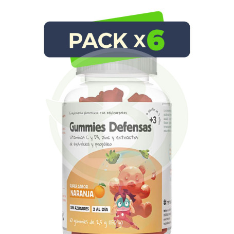 Pack 6x Defensas 60 Gominolas Herbora