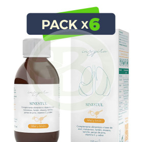 Pack 6x Sinestul Miel y Limón 150Ml Herbora