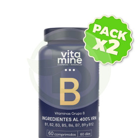 Pack 2x Vitaminas Grupo B 500Mg 60 Comprimidos Herbora