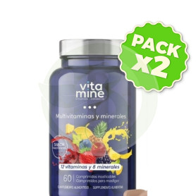 Pack 2x Multivitaminas y Minerales 60 Comprimidos Herbora