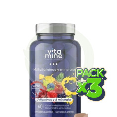 Pack 3x Multivitaminas y Minerales 60 Comprimidos Herbora