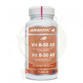 Vitamina B-50 AB Complex 60 Cápsulas Airbiotic