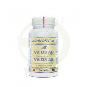 Vitamina D3 AB 5.000UI 30 Tabletas Airbiotic