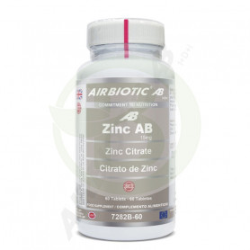 Zinc AB 15Mg. 60 Tabletas Airbiotic