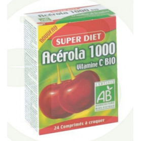 Acerola 1000 24 Comprimidos Super Diet