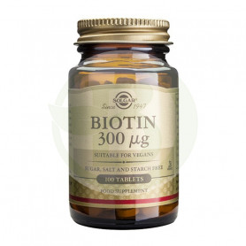 Biotina 100 Cápsulas Solgar