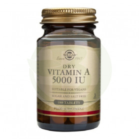Vitamina A Seca 100 Cápsulas Solgar