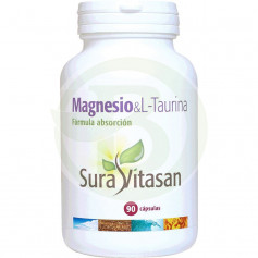 Magnesio y L-Taurina 90 Cápsulas Sura Vitasan