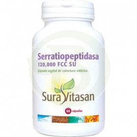 Serratiopeptidasa 120.000FCC 60 Cápsulas Sura Vitasan