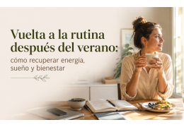 Vuelta a la rutina después del verano: cómo recuperar energía, sueño y bienestar