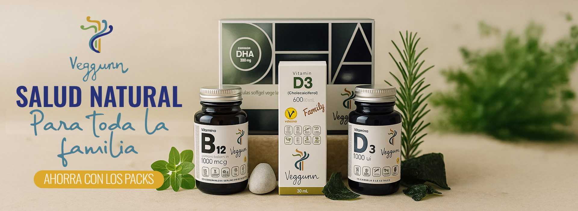 Veggunn - Descubre los PACKS para cuidar de la familia - del 8 al 22 de Agosto 